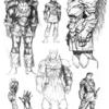 Aaron - one of my own story's heroes - armor development.  He will someday don that Lion's Pride armor I think...