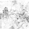 Eternal Descent Trade Paperback wraparound cover featureing Atreyu, Wayne Static and Gus G!  22x17 pencil on bristol  $750