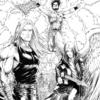 ETERNAL DESCENT 4 cover 

I did both pencils and inks on this one - Eternal Descent 4 features Wayne Static, of Static X.
